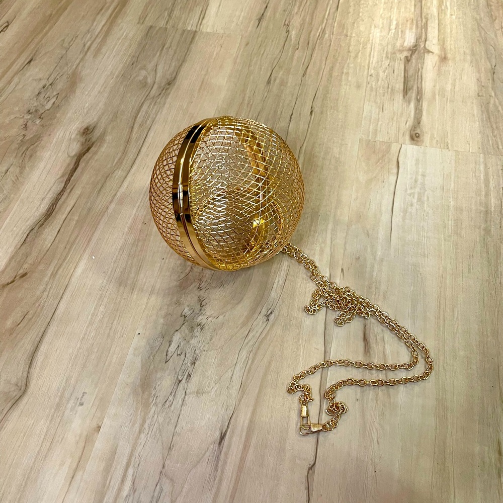 Gold Shoulder Clutch Purse